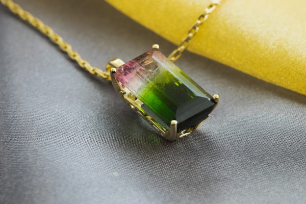 Watermelon Tourmaline Pendant